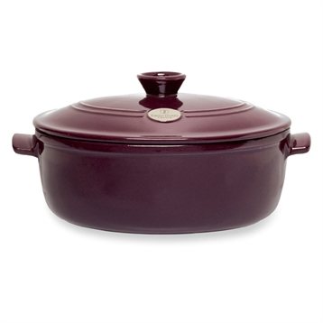 Faitouts, cocottes et marmites : Cocotte Ovale Flame 4,7 L Violet